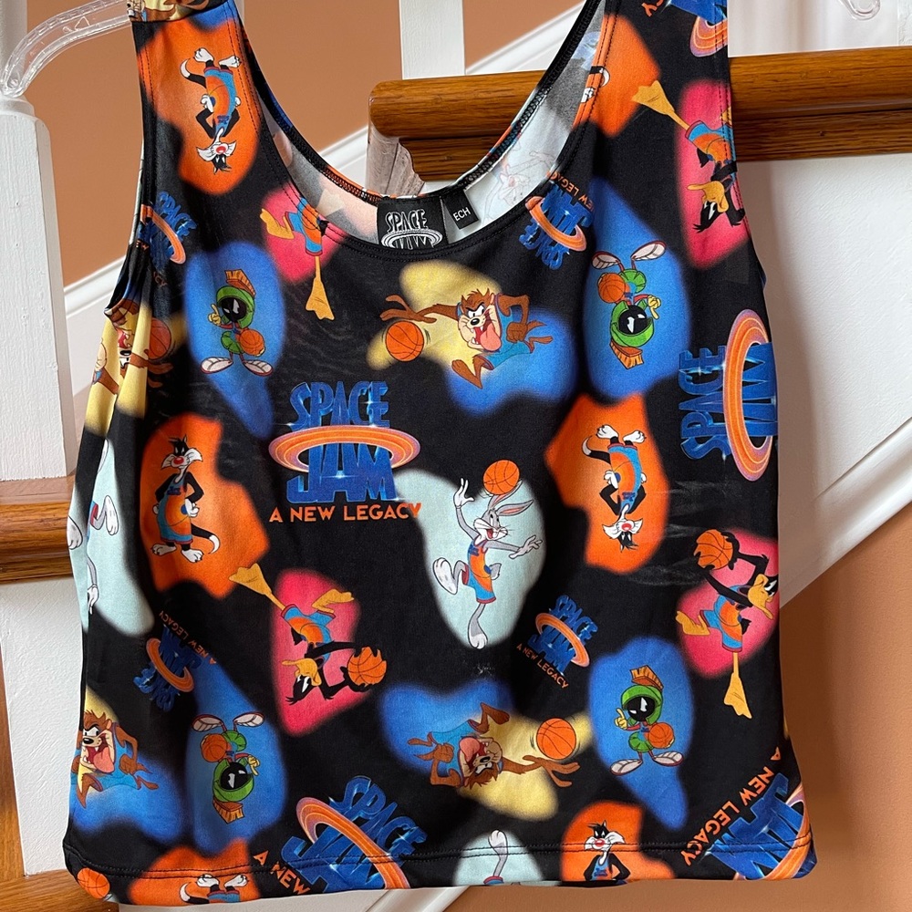Space jam NWOT lightweight tank, size XS (Mexico ECH); very cute